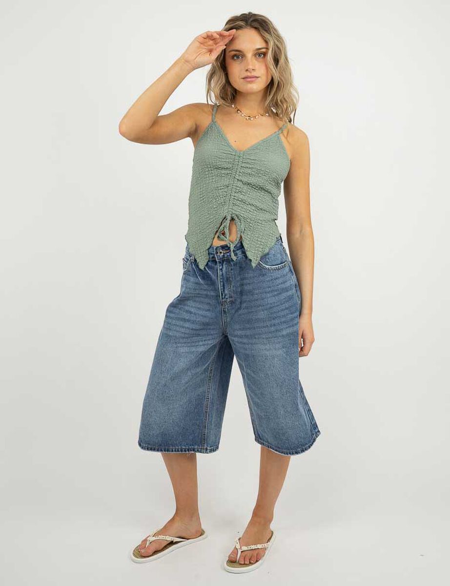 Bermuda Denim Mujer Icono