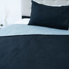 Quilt Doral Hotpress Bi-Color 1,5 Plazas Negro-Gris