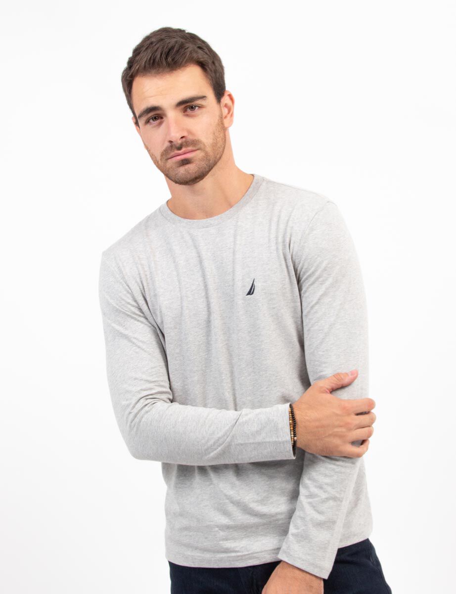 Polera Manga Larga Hombre Nautica