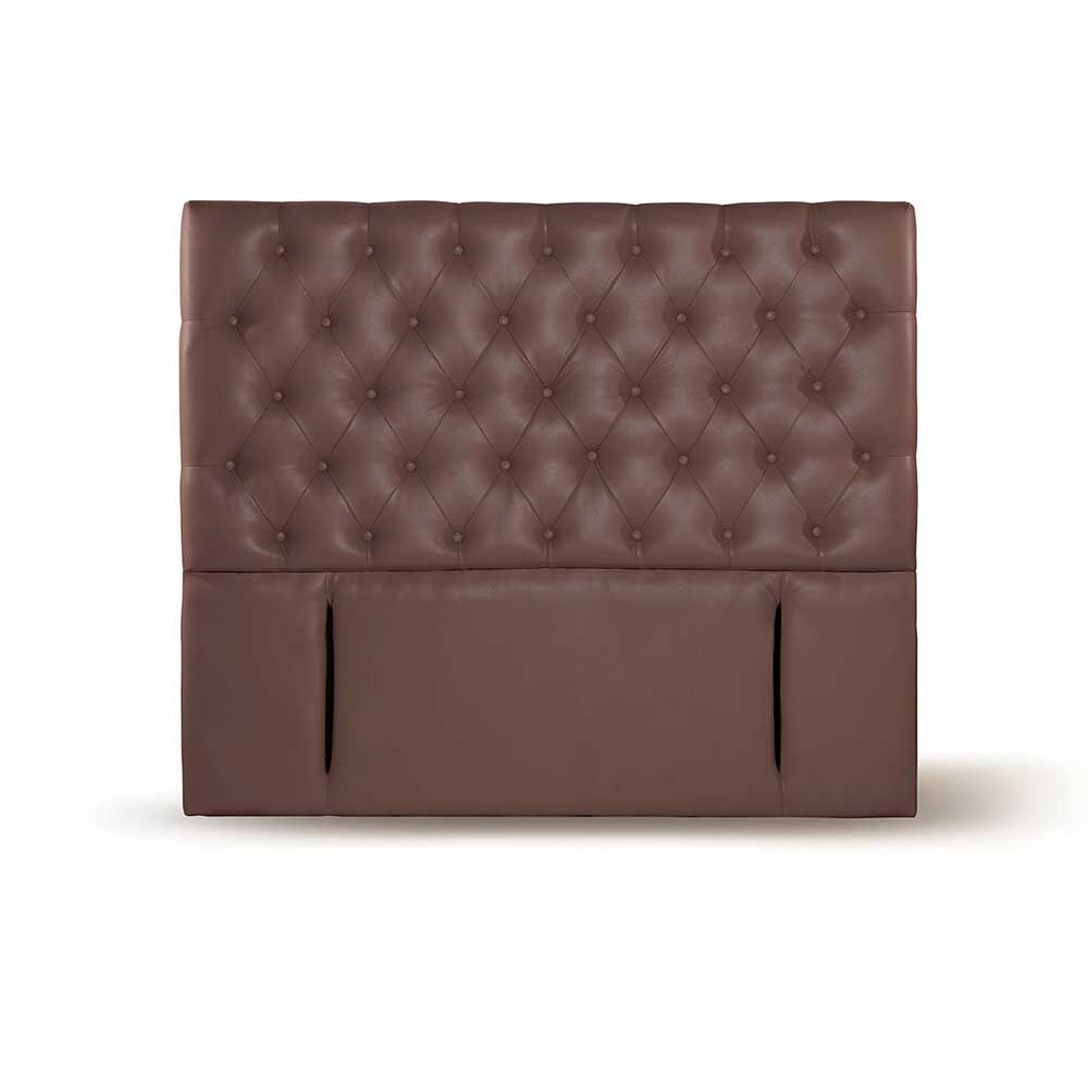 Respaldo Latam Home King Florencia PU Chocolate