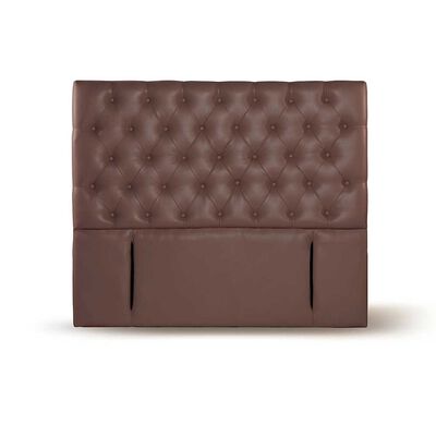 Respaldo Latam Home King Florencia PU Chocolate