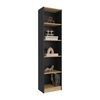 Estante TuHome Home E2 3 Repisas Wengue Fresno Europeo
