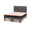 Cama Europea CIC Base Dividida King Bee Comfort + Respaldo