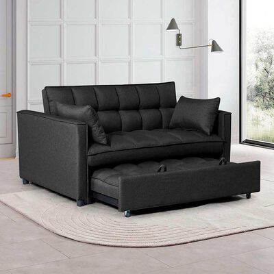 Imagen 2 del producto Futón Idetex Brela 2 Cuerpos Negro