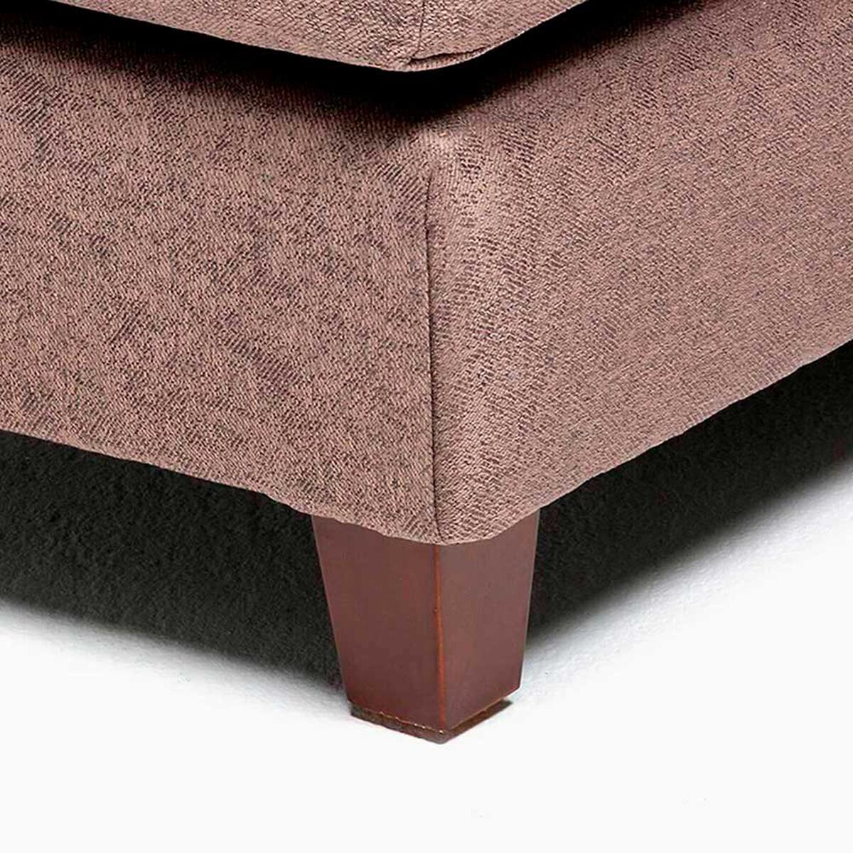 Sof&aacute; Seccional Barra Design Elena Derecho 3 Cuerpos Caf&eacute;