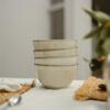 Set 4 Bowls Simplit Siena Cerámica Gres 7,5 cm Beige