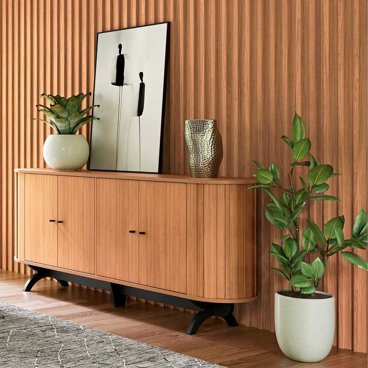 Buffet Decocasa Curvy 1,8 Café
