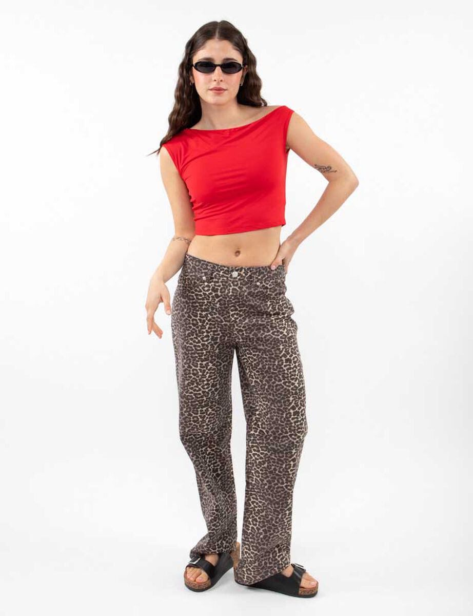Jeans Animal Print Mujer Icono