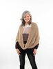 Bufanda Beige Mujer Bside
