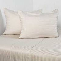 Juego de Sábanas Cannon2 Plazas 600 Hilos Dobby Beige