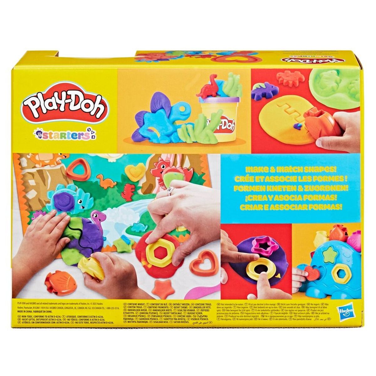Set de Masa Moldeable Dinosaurio Forma y Colores Play-Doh