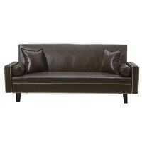 Futón Black Factory Vanguardia 3 Cuerpos Caramelo