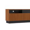 Rack TV Marau Altavision Hasta 75" Café Negro