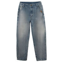 Jeans de Algodón Niño Cutback Celeste, Negro