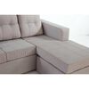 Sofá Modular Kea Rodas 3 Cuerpos Beige