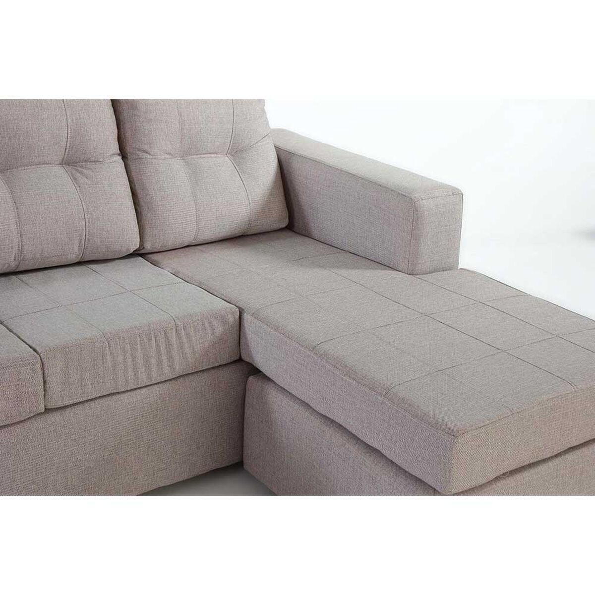 Sofá Modular Kea Rodas 3 Cuerpos Beige