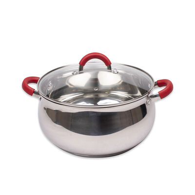 Cacerola Acero Inoxidable Doral Nizza Curve 24 x 12 cm