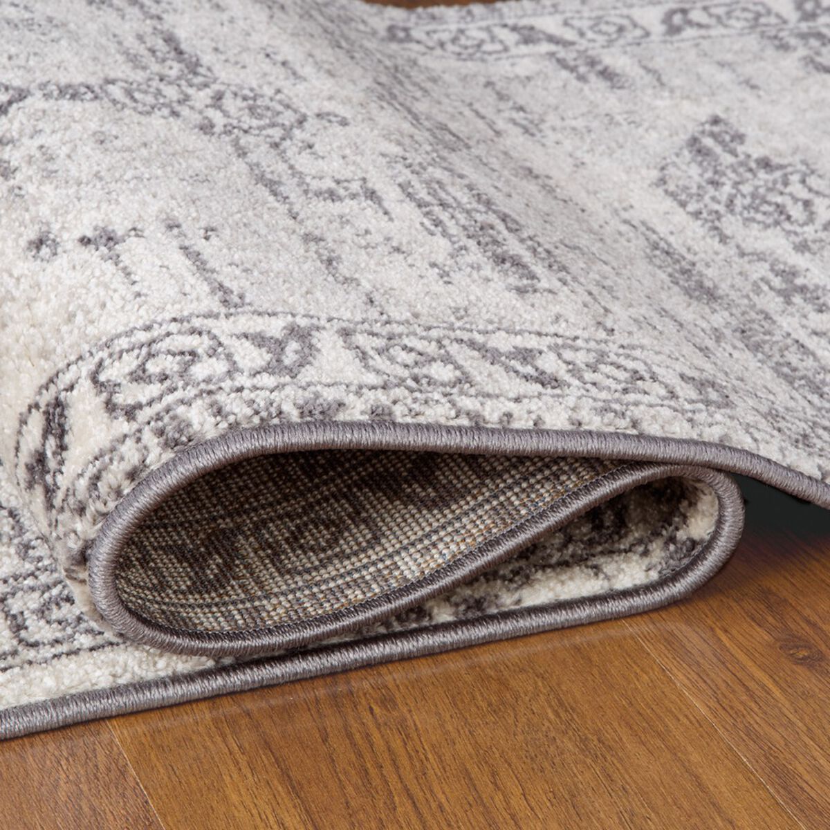 Alfombra de Pasillo Modalfo Florida 70 x 230 cm Gris