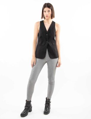 Imagen 2 del producto Leggins Mujer Fiorucci Check-1, Negro