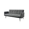 Futon Idetex Mil&aacute;n Velvet Gris
