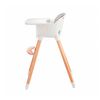 Silla de Comer Sienna Gris Kinderkraft