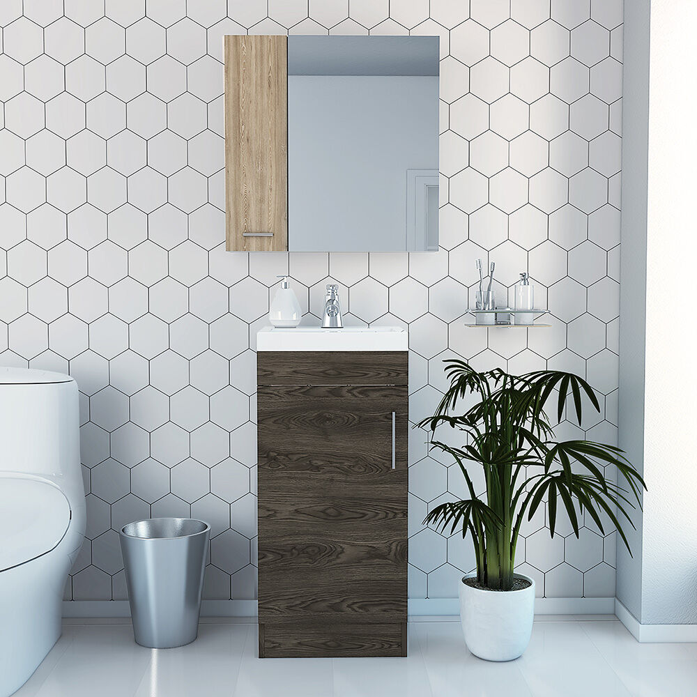 Botiquín + Mueble Lavamanos TuHome Bath 300