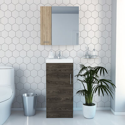 TUHOME Botiquín + Mueble Lavamanos  TuHome Bath 300