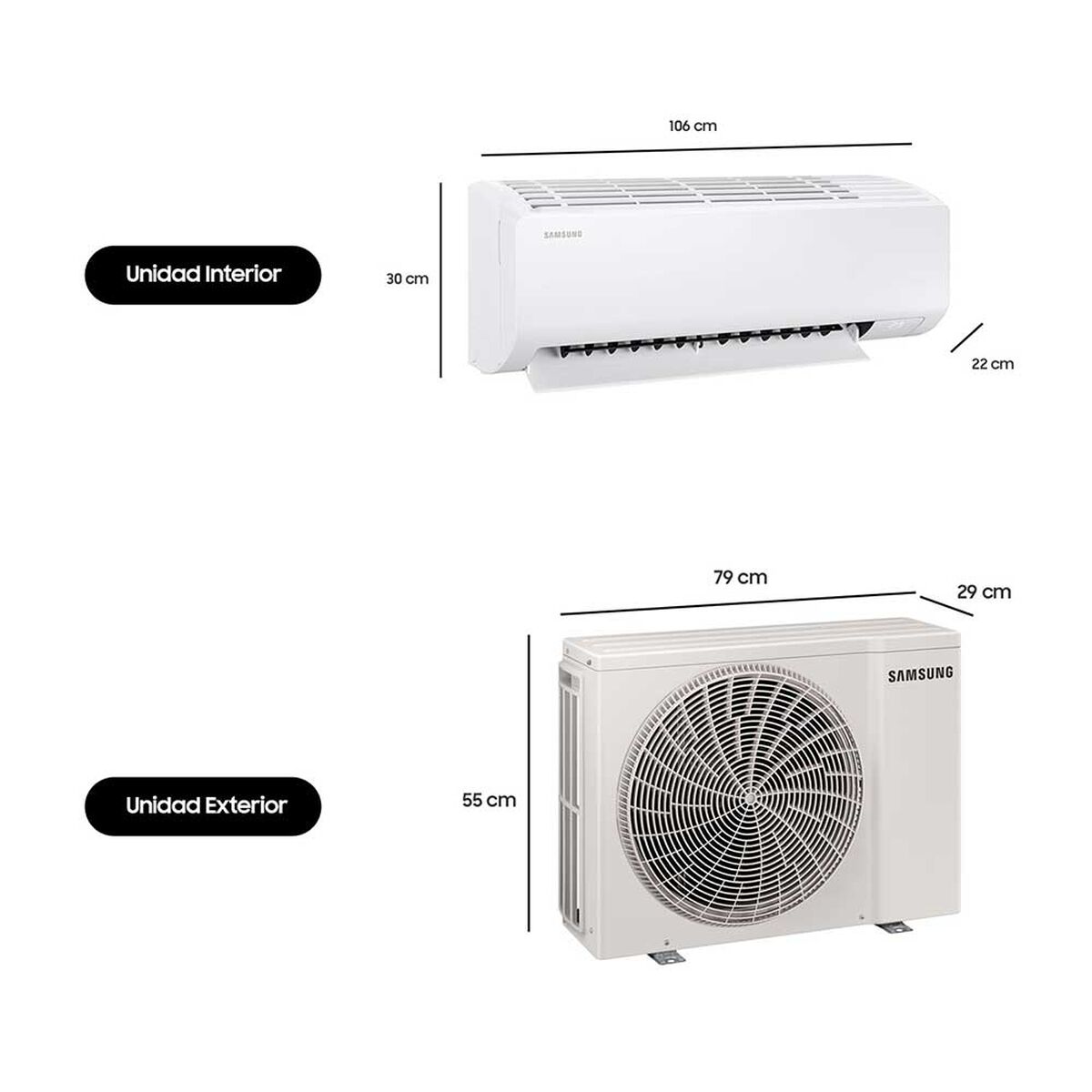 Aire Acondicionado Samsung AR50F18C1FH/ZS 18000 Btu