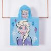 Toalla de Playa con Capucha Infantil Disney Copos Frozen 60 x 120 cm