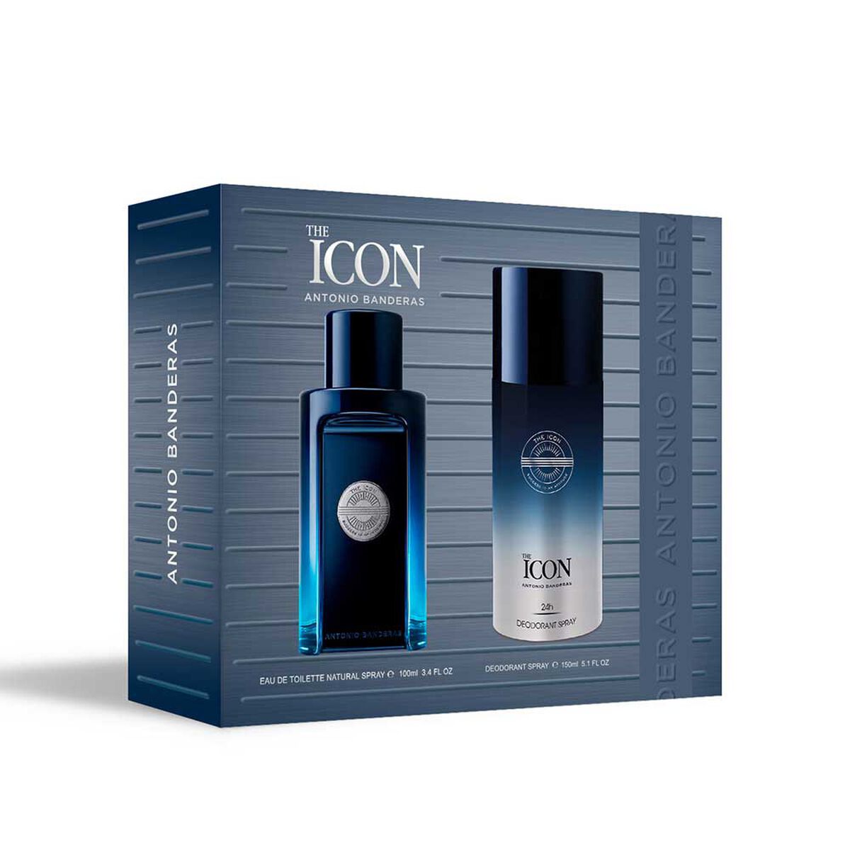 Set de Perfume Antonio Bandera The Icon EDT 100 ml + Deo 150 ml