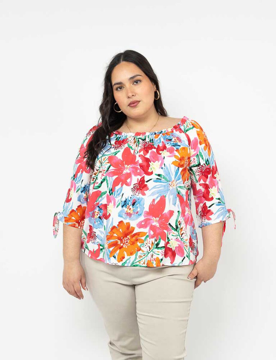 Blusa Manga 3/4 Mujer Extralindas