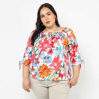 Blusa Manga 3/4 Mujer Extralindas Rojo