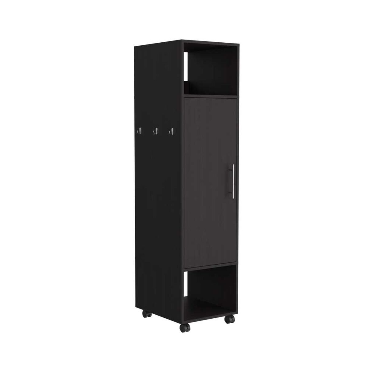 Clóset TuHome Custer con Espejo 1 Puerta Wengue