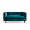 Sof&aacute; Tela Velvet Latam Home Brescia 2 Cuerpos