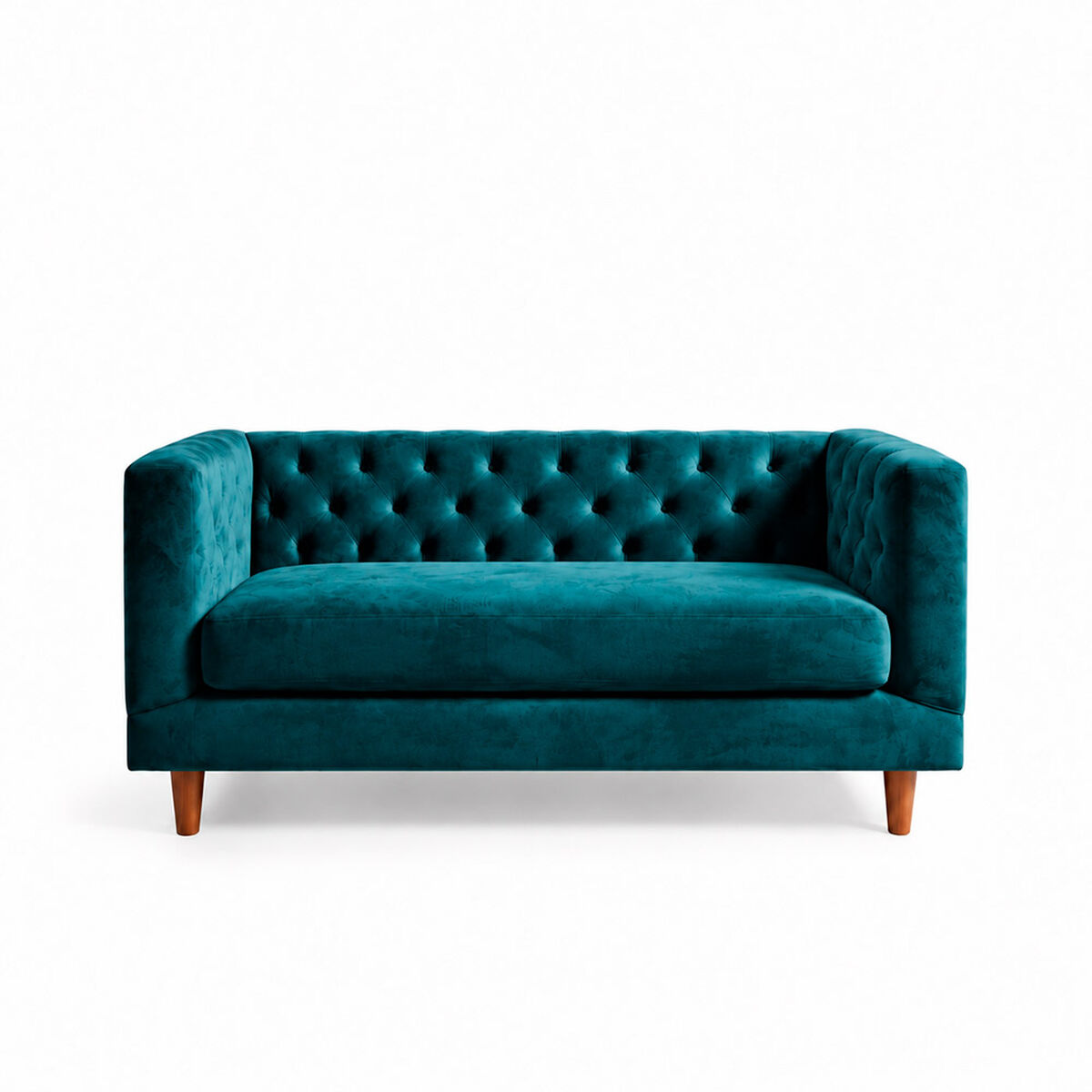Sof&aacute; Tela Velvet Latam Home Brescia 2 Cuerpos