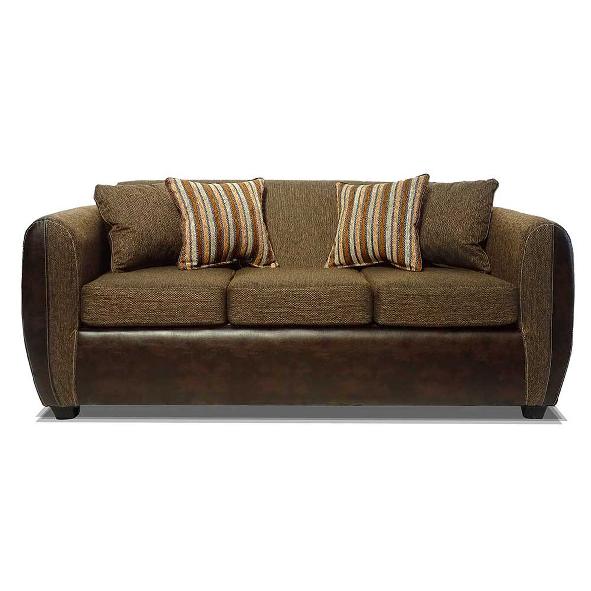 Juego de Living Elegant Detail Oklahoma Sofá 3 Cuerpos + Sofá 2 Cuerpos + Sillón 1 Cuerpo Café