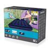 Colchón Inflable Queen 2.03m x 1.52m x 22cm con inflador y 2 almohadas