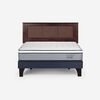 Cama Europea Rosen 2 Plazas Pratta + Respaldo Rachel