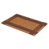 Limpiapiés Idetex Coco Border 60 x 120 cm Café