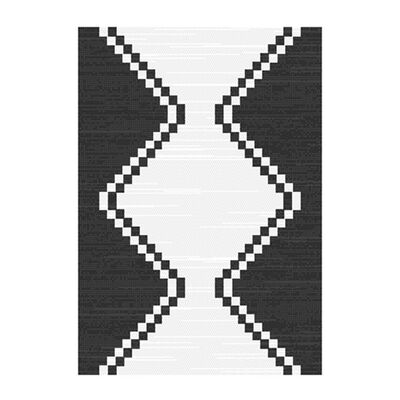 Alfombra Idetex Sisal Atenea Negra 160 x 230 cm