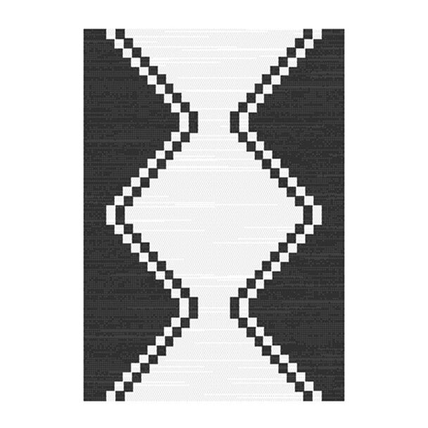 Alfombra Idetex Sisal Atenea Negra 160 x 230 cm