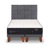 Cama Europea CIC Base Dividida 2 Plazas Premium + Respaldo Tamesis