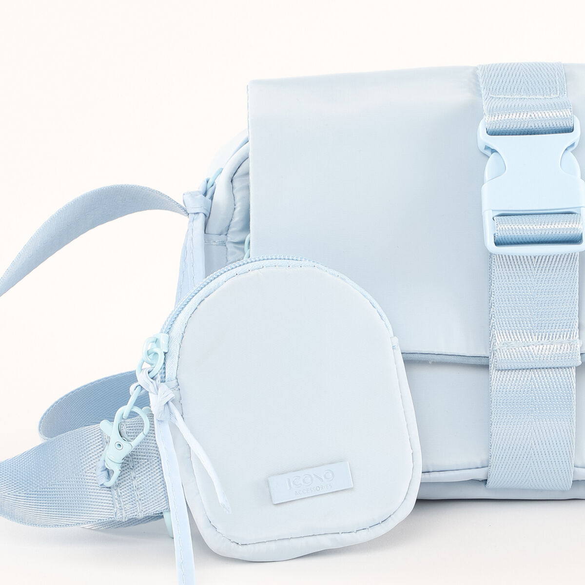 Bolso Celeste Icono