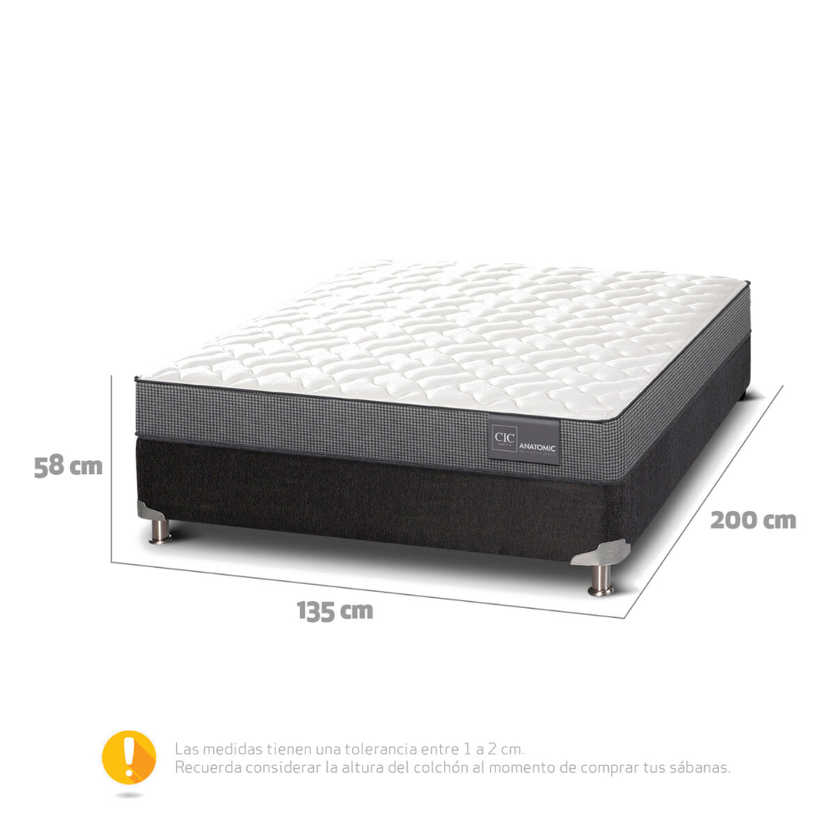 Box Spring CIC Full  Anatomic