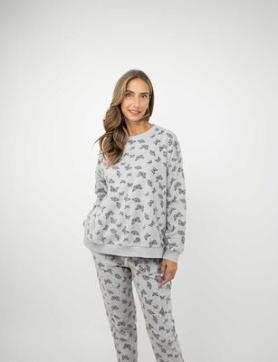 Imagen 1 del producto Pijama Polar Mujer Zibel Grey