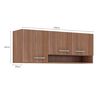 Mueble de Cocina Aereo Vekkahome Nido Café