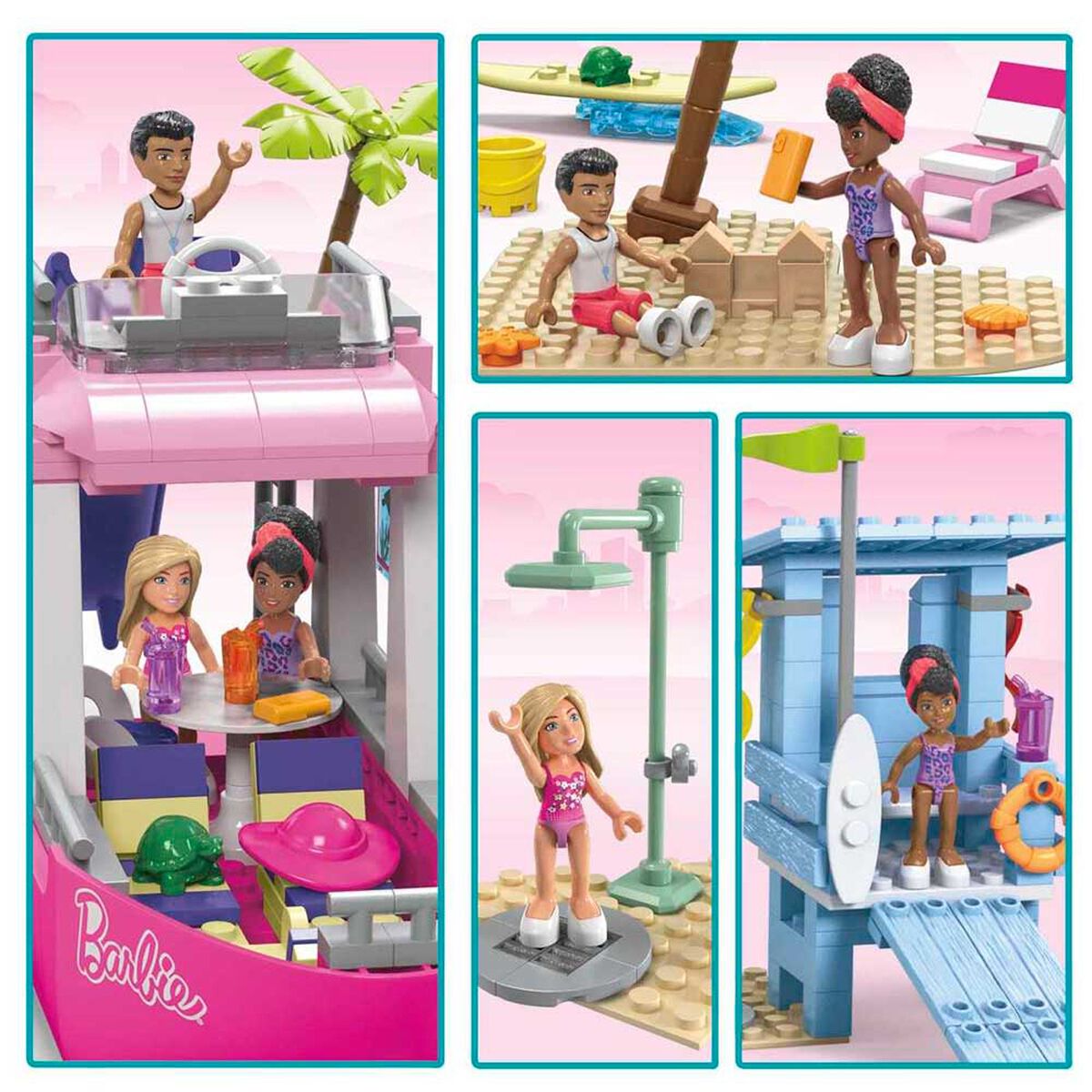 Barbie Construcción Bote de los Sueños Malibú Mega