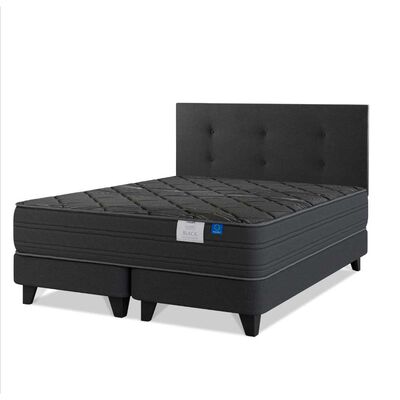 Imagen 1 del producto Cama Europea Flex Base Dividida King Black + Respaldo Royal