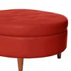 Pouf Latam Home Paris PU Rojo