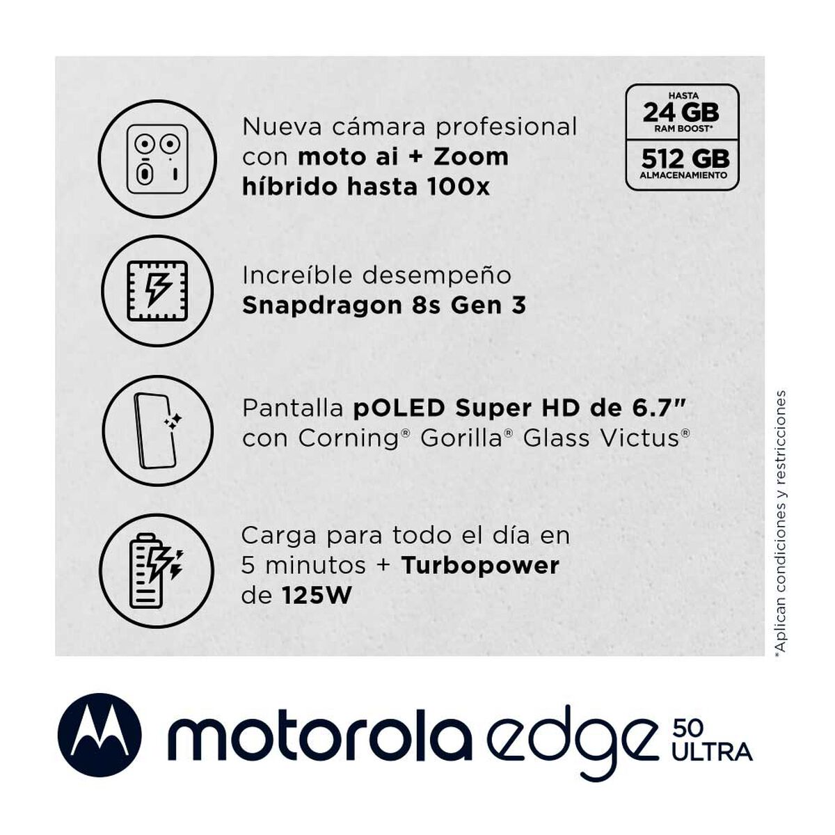 Celular Motorola Edge 50 Ultra 512GB 6,7" Beige Liberado